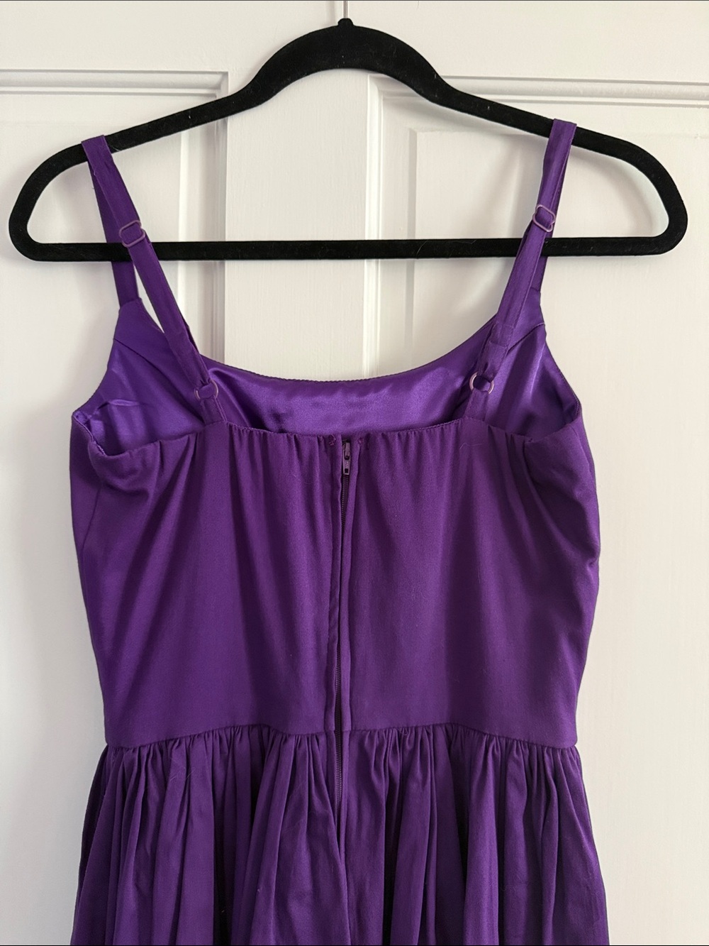 Pinup Couture Purple Fit-and-Flare Sundress size medium - Picture 3 of 5